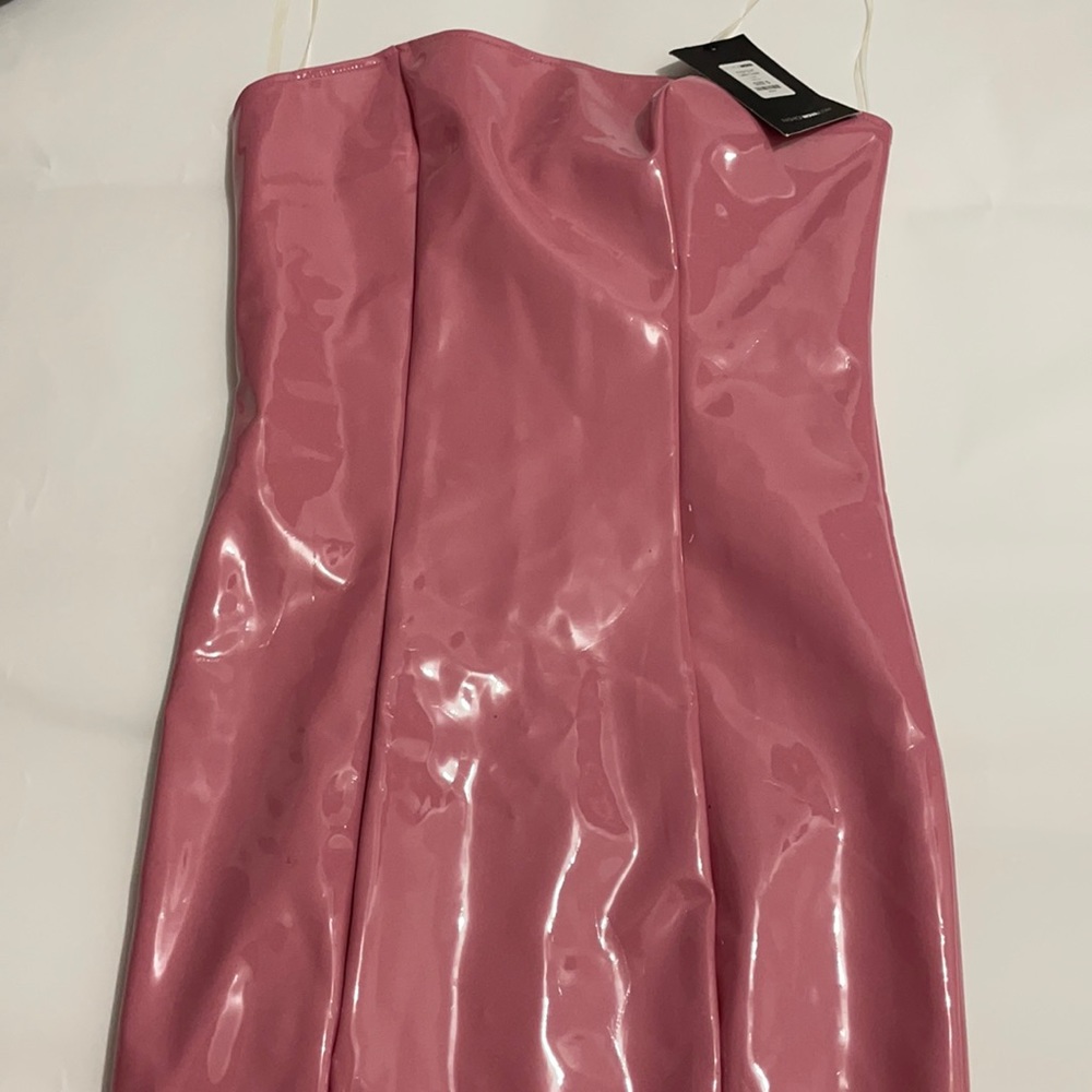 Fashion Nova King Kourt Latex Dress